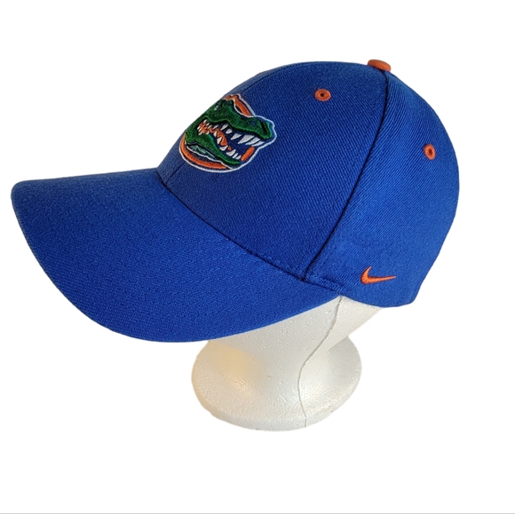 Nike Florida Gators Blue Orange Spell Out Closure Baseball Cap Adjustable Hat - Picture 4 of 12